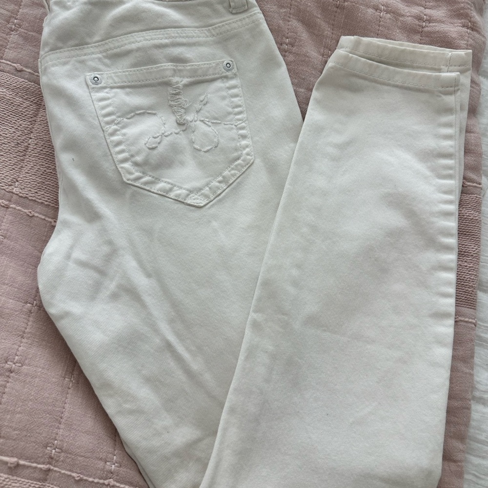 Women's Cream Jeans